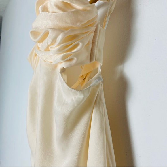 NWT Hello Molly Champagne Backless Maxi Dress US6 - Picture 6 of 14